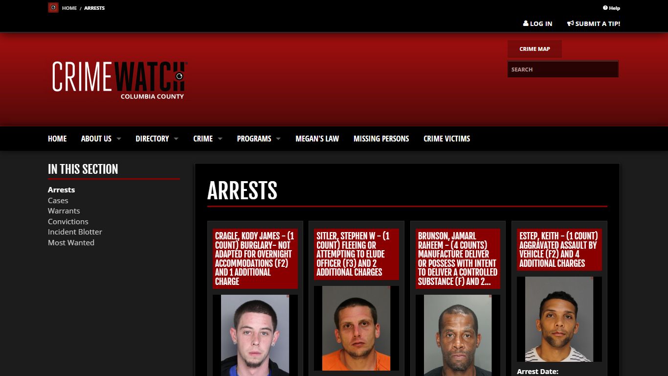 Arrests | CRIMEWATCH